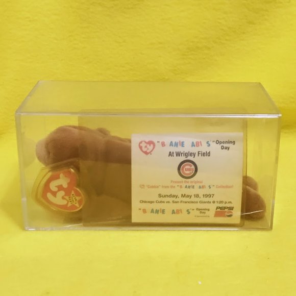 TY Beanie Baby Cubbie BEAR 5/18/97 1st SPORTS COMMEMORATIVE - Picture 1 of 8